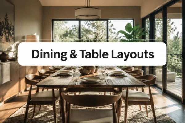 Best Practices for ‘Dining and Table’ Layouts: Optimizing Space and Flow in Your Home