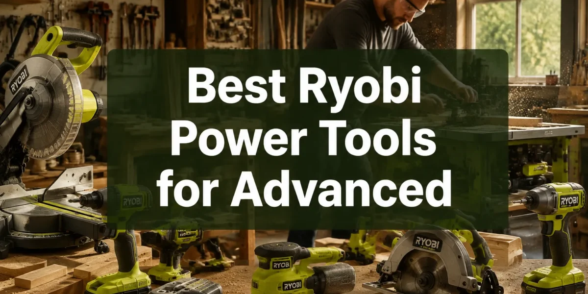 Best Ryobi Power Tools for Advanced Woodworking Projects: Expanding Your Shop Beyond the Basics