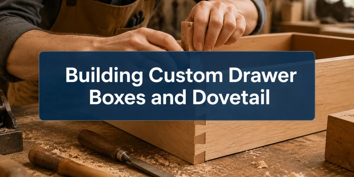 Building Custom Drawer Boxes and Dovetail Joinery: From Layout to Assembly for Furniture Makers