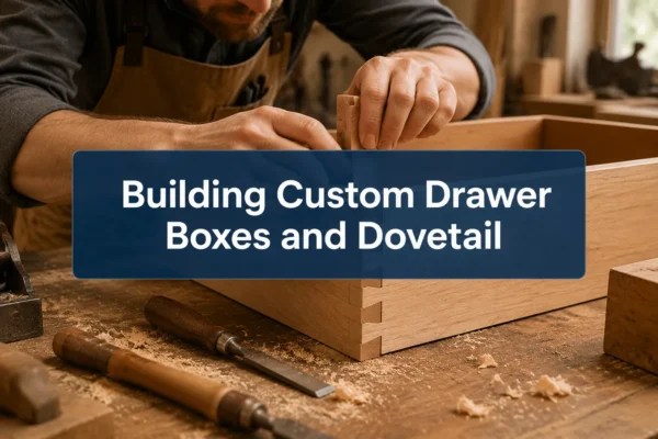Building Custom Drawer Boxes and Dovetail Joinery: From Layout to Assembly for Furniture Makers