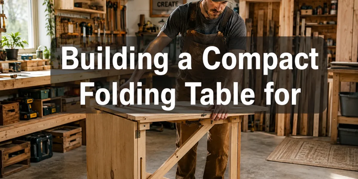 Building a Compact Folding Table for Small Workshops: Maximizing Space for Assembly and Projects