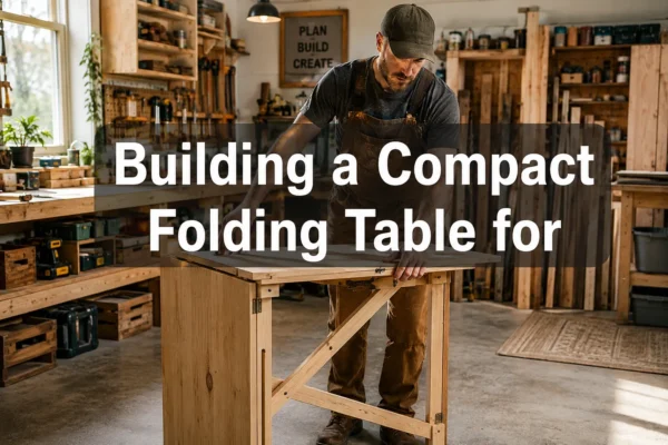 Building a Compact Folding Table for Small Workshops: Maximizing Space for Assembly and Projects