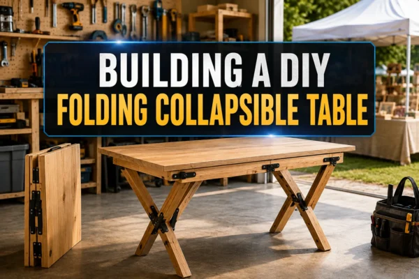 Building a DIY Folding Collapsible Table: Space-Saving Designs for Craft Fairs and Portable Workstations