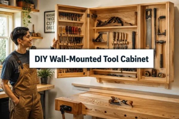 Building a DIY Wall-Mounted Tool Cabinet with French Cleats: Maximize Small Workshop Storage
