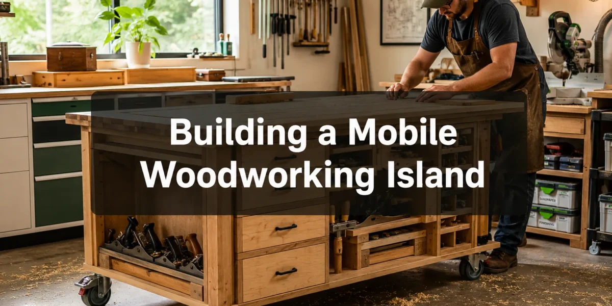 Building a Mobile Woodworking Island Workbench: Customizable Designs for Small and Evolving Workshops