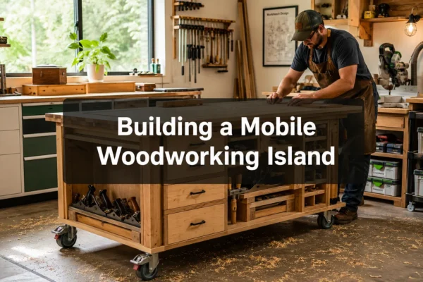 Building a Mobile Woodworking Island Workbench: Customizable Designs for Small and Evolving Workshops