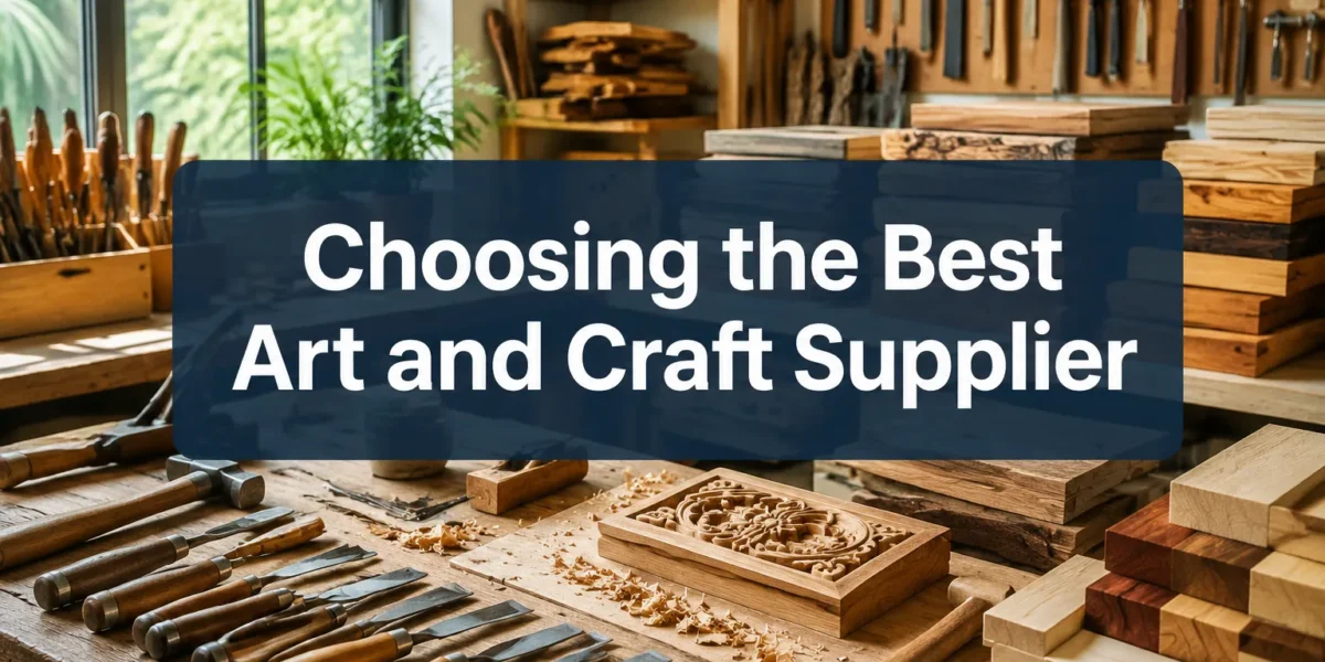 Choosing the Best Art and Craft Supplier for Woodworking: Essential Tools and Materials Online