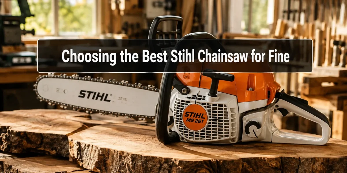 Choosing the Best Stihl Chainsaw for Fine Woodworking and Portable Sawmilling