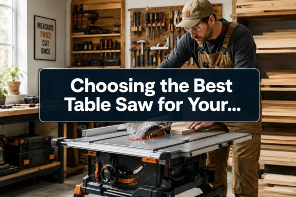 Choosing the Best Table Saw for Your Small Workshop: Features, Brands, and Safety Essentials
