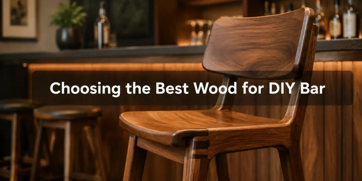 Choosing the Best Wood for DIY Bar Stools: Durability, Grain, and Finishing Options for Home Bars