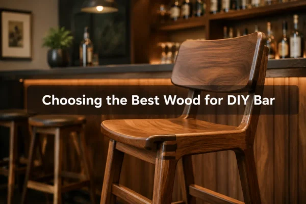 Choosing the Best Wood for DIY Bar Stools: Durability, Grain, and Finishing Options for Home Bars