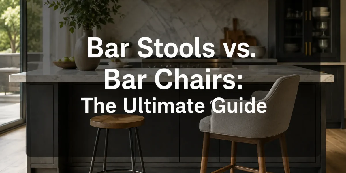 Comparing ‘Bar Stools’ vs. ‘Bar Chairs’: Understanding Design, Comfort, and Construction Differences for Your Home