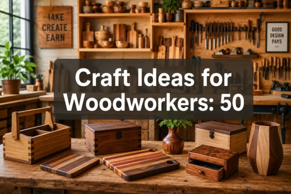 Craft Ideas for Woodworkers: 50 Profitable Small Projects to Build and Sell