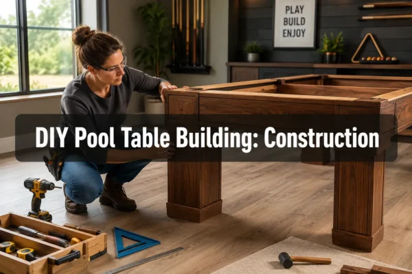 DIY Pool Table Building: Construction, Leveling, and Slate Installation for Game Rooms