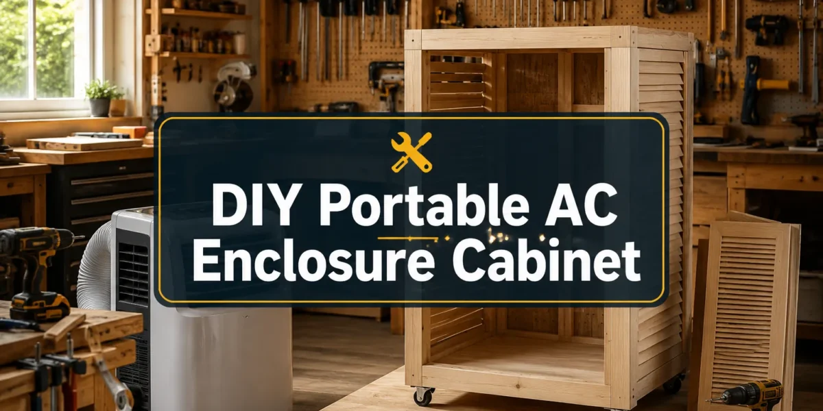 DIY Portable AC Enclosure Cabinet: Soundproofing and Ventilation Solutions for Workshop Cooling Systems