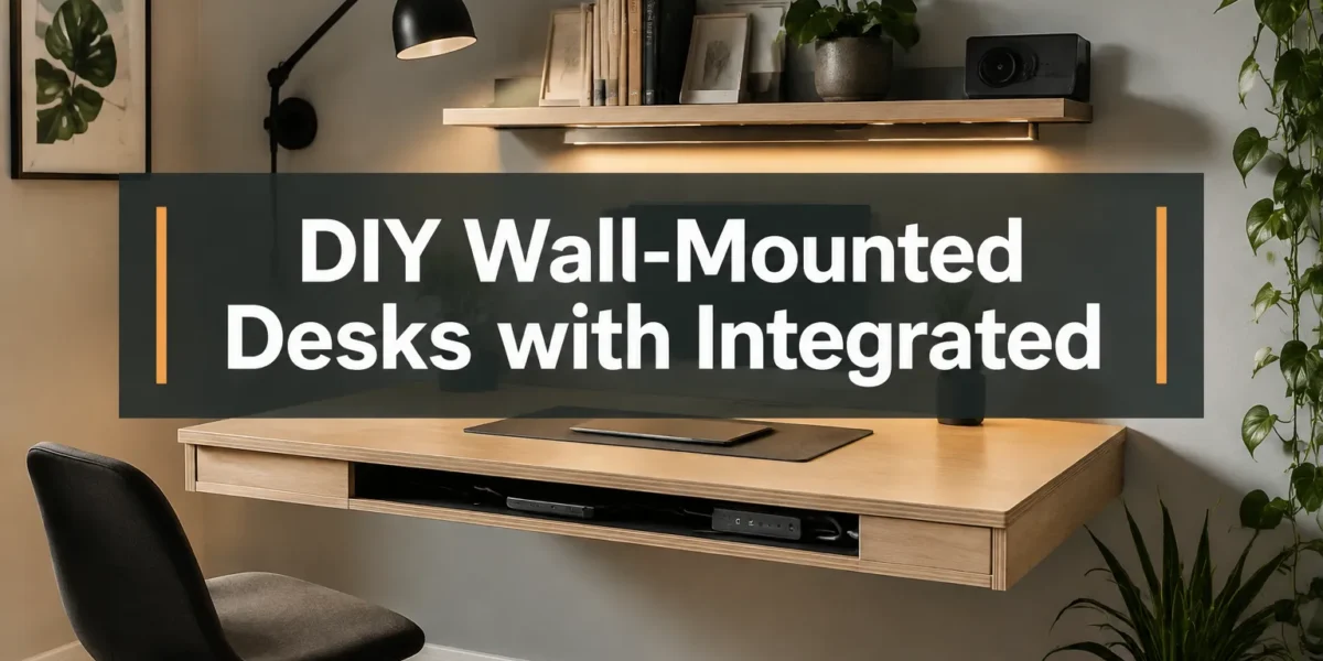 DIY Wall-Mounted Desks with Integrated Cable Management: Building Floating Desk Systems for Small Spaces