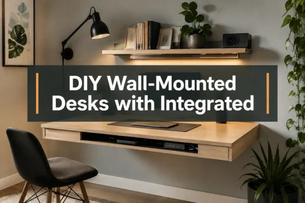 DIY Wall-Mounted Desks with Integrated Cable Management: Building Floating Desk Systems for Small Spaces