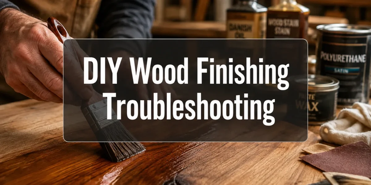 DIY Wood Finishing Troubleshooting: Fixing Common Problems with Stains, Polyurethane, Oils, and Waxes