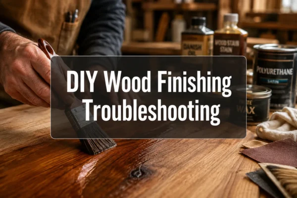DIY Wood Finishing Troubleshooting: Fixing Common Problems with Stains, Polyurethane, Oils, and Waxes