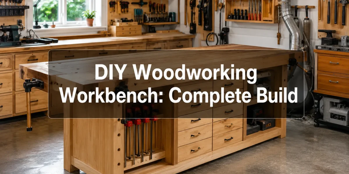 DIY Woodworking Workbench: Complete Build Guide with Tool Storage, Clamping, and Dust Collection Integration