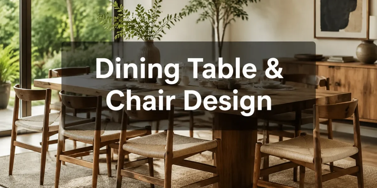 Designing Dining Room Tables and Chairs as a Matching Set: Proportions, Joinery, and Wood Choices