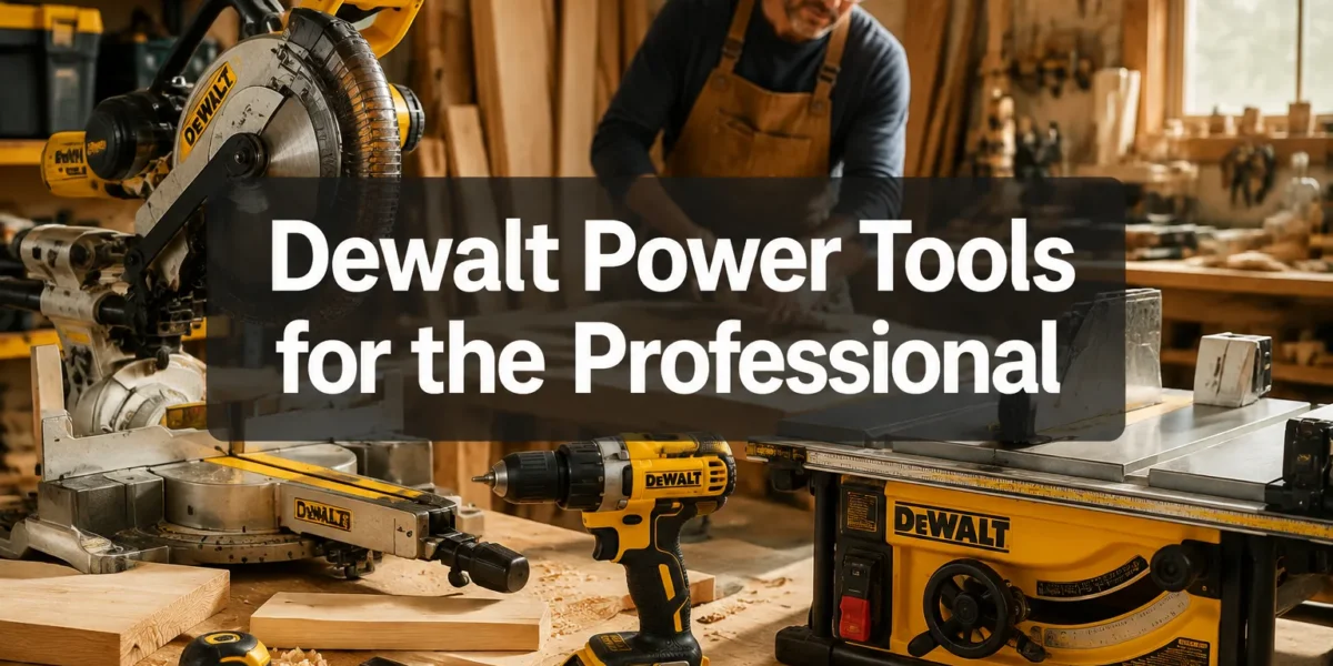 Dewalt Power Tools for the Professional Woodworker: Essential Kit and Advanced Applications