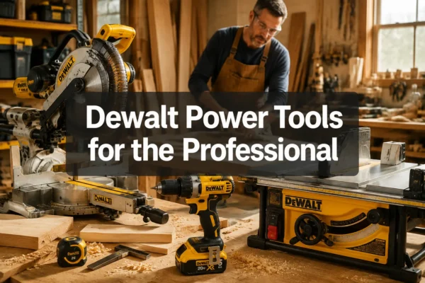 Dewalt Power Tools for the Professional Woodworker: Essential Kit and Advanced Applications