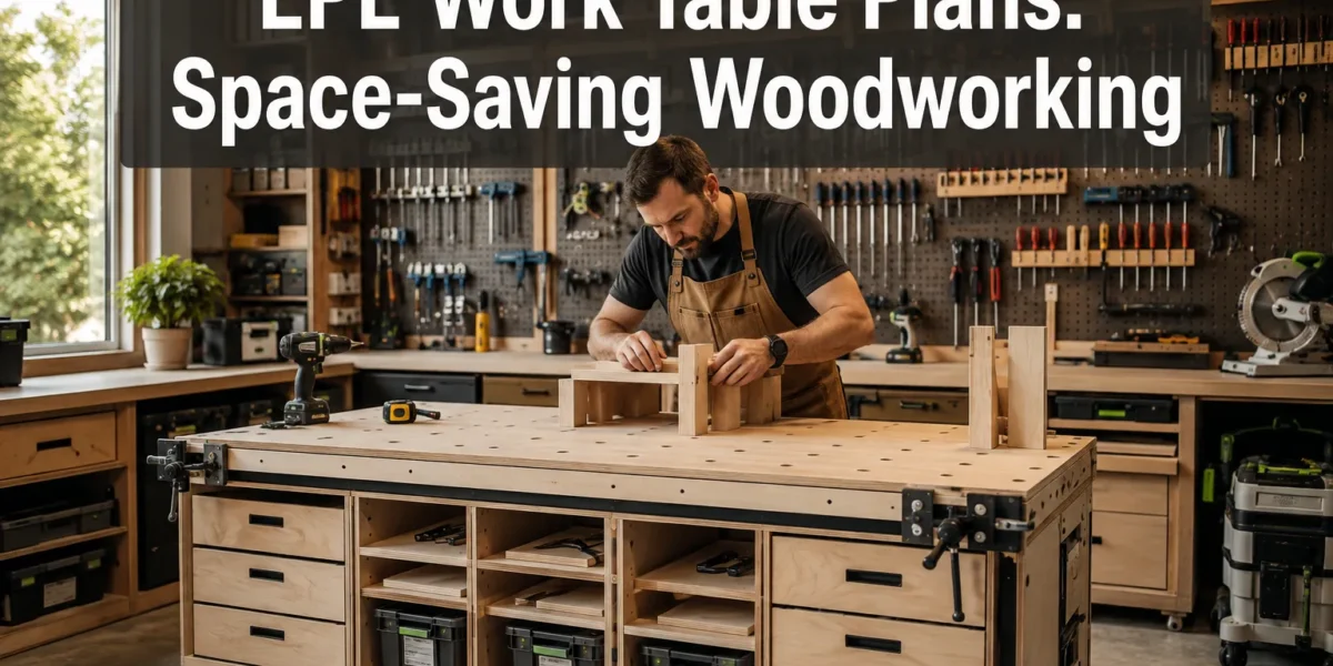 EPL Work Table Plans: Space-Saving Assembly and Production Tables for Efficient Batch Woodworking