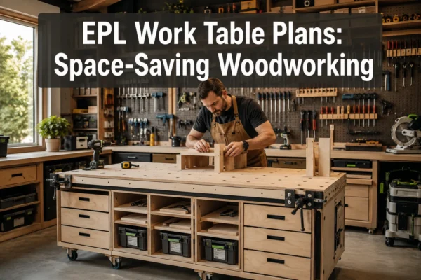 EPL Work Table Plans: Space-Saving Assembly and Production Tables for Efficient Batch Woodworking