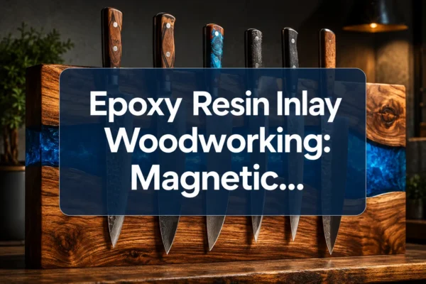 Epoxy Resin Inlay Woodworking: Magnetic Knife Holders, Coasters, and Accent Furniture Pieces