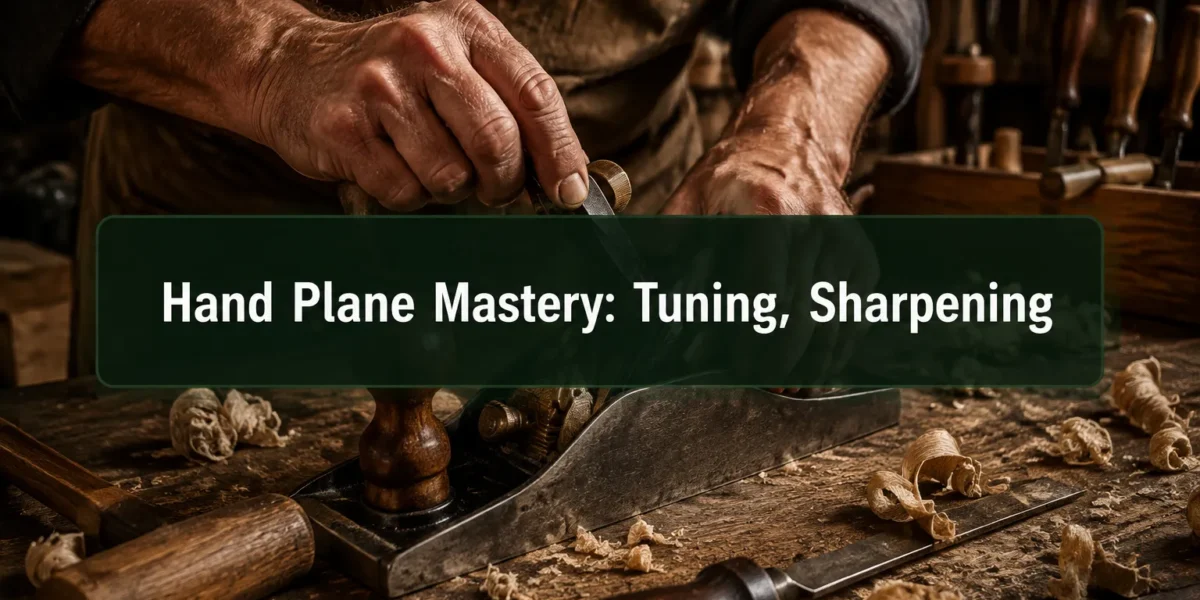 Hand Plane Mastery: Tuning, Sharpening, and Advanced Techniques for Precision Joinery and Surface Prep