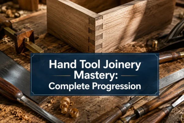 Hand Tool Joinery Mastery: Complete Progression from Mortise-and-Tenon to Advanced Dovetails for Beginners