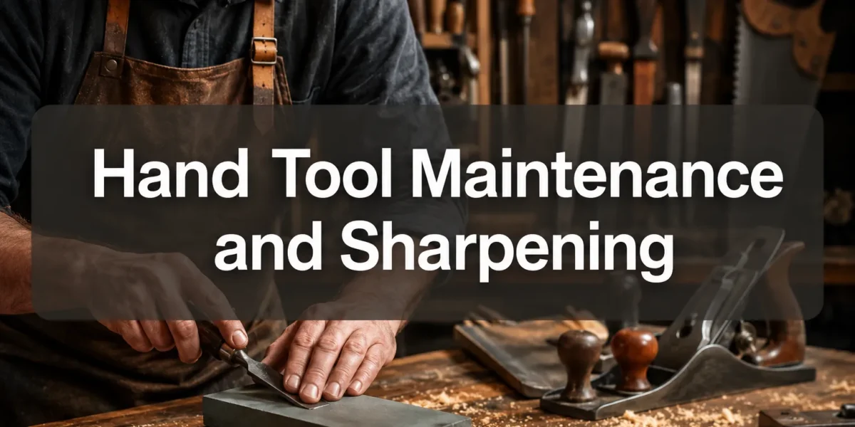 Hand Tool Maintenance and Sharpening: Complete Guide to Chisels, Planes, and Saw Blades