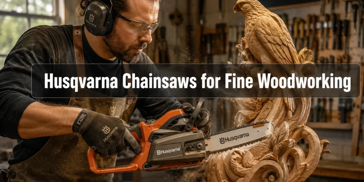 Husqvarna Chainsaws for Fine Woodworking: Beyond Milling Logs for Furniture Slabs