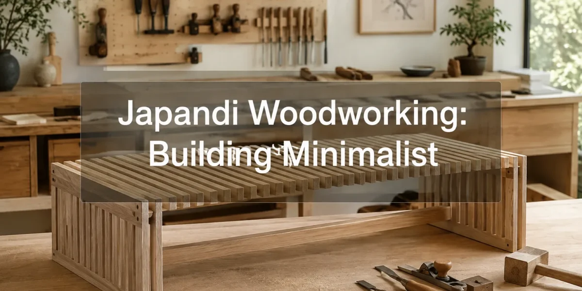 Japandi Woodworking: Building Minimalist Slatted Furniture with Clean Lines and Natural Finishes
