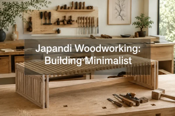 Japandi Woodworking: Building Minimalist Slatted Furniture with Clean Lines and Natural Finishes