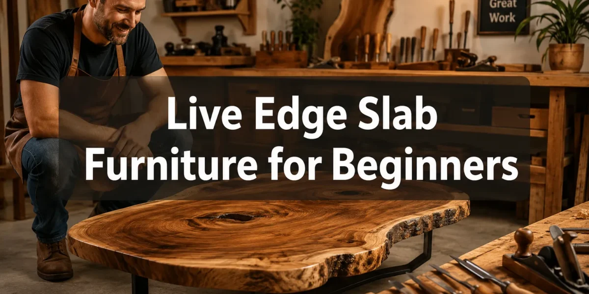Live Edge Slab Furniture for Beginners: How to Select, Prep, and Build Your First Live Edge Coffee Table or Shelf