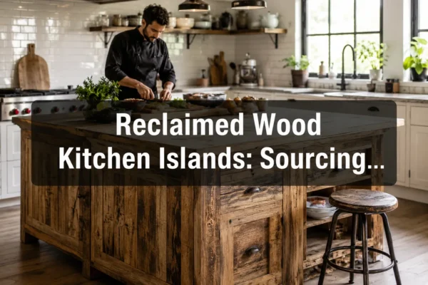 Reclaimed Wood Kitchen Islands: Sourcing, Restoration, and Building Functional Centerpieces