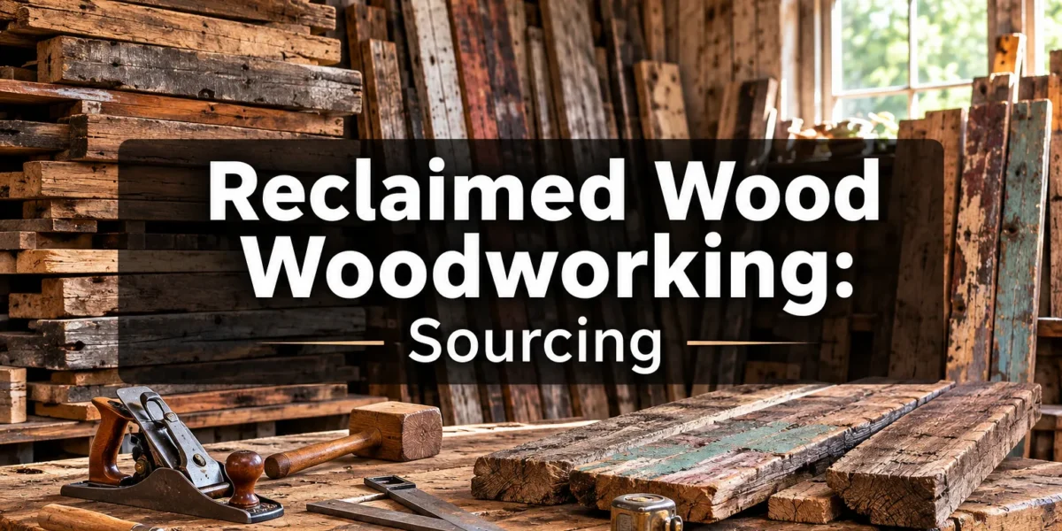 Reclaimed Wood Woodworking: Sourcing, Preparing, and Building Furniture from Salvaged Materials