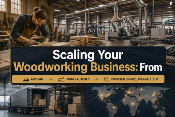 Scaling Your Woodworking Business: From Artisan to Manufacturer – Production, Logistics, and Market Entry