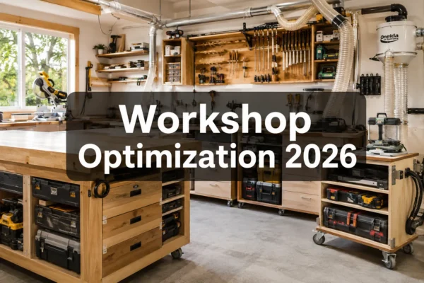Small Workshop Layout Optimization: Mobile Tool Stations, Dust Collection, and Space Efficiency for 2026