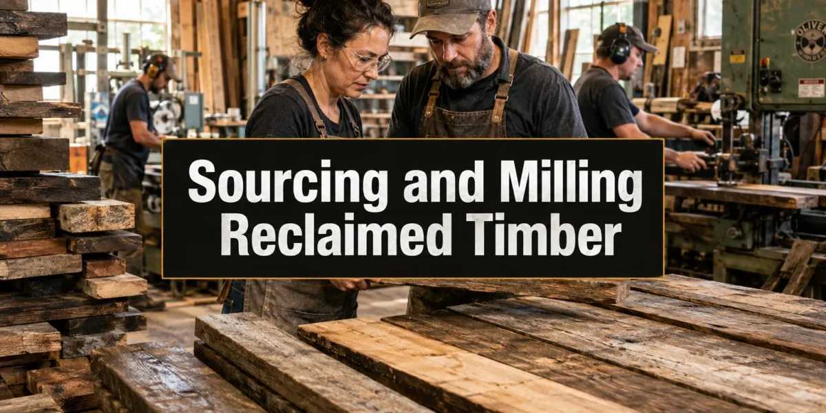 Sourcing and Milling Reclaimed Timber: Finding, Preparing, and Finishing Salvaged Wood for High-End Furniture