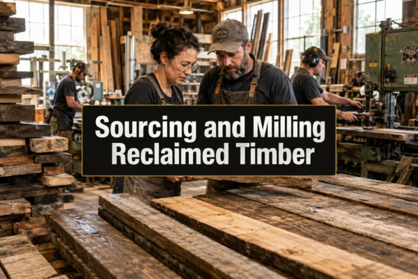 Sourcing and Milling Reclaimed Timber: Finding, Preparing, and Finishing Salvaged Wood for High-End Furniture
