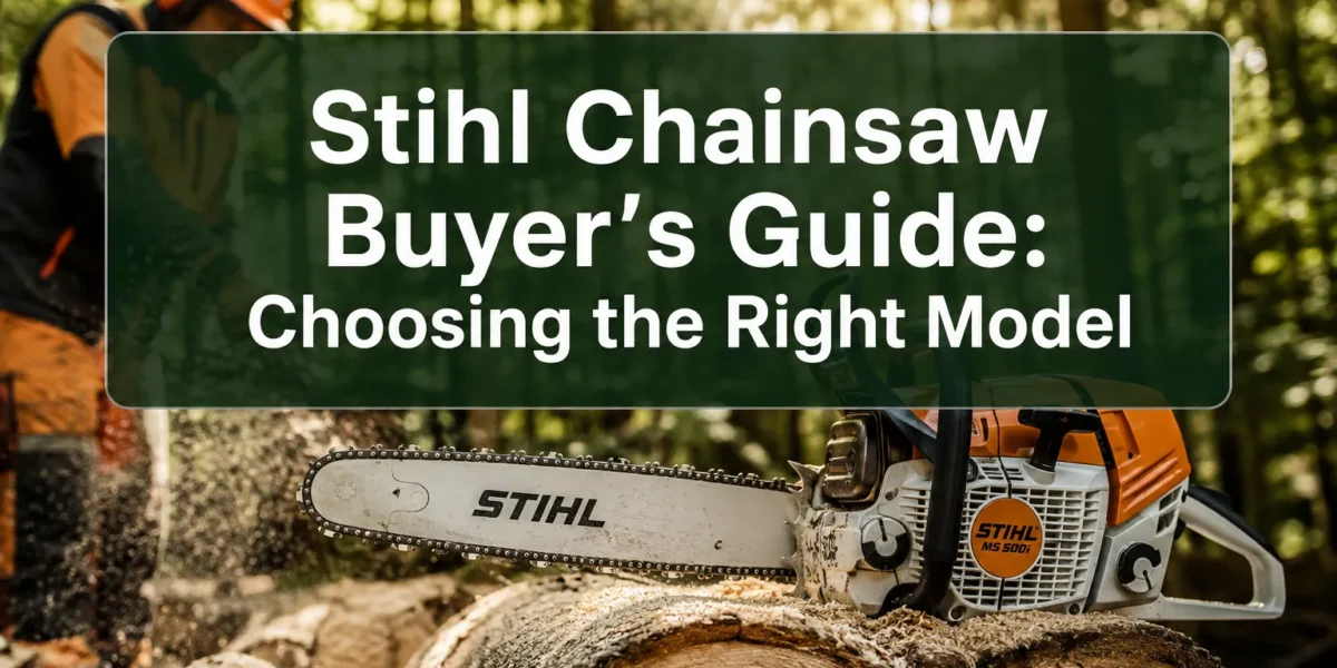 Stihl Chainsaw Buyer’s Guide: Choosing the Right Model for Woodworking and Property Management