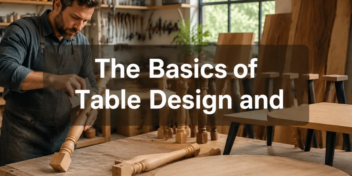 The Basics of ‘Table’ Design and Construction: From Dining to Accent Pieces