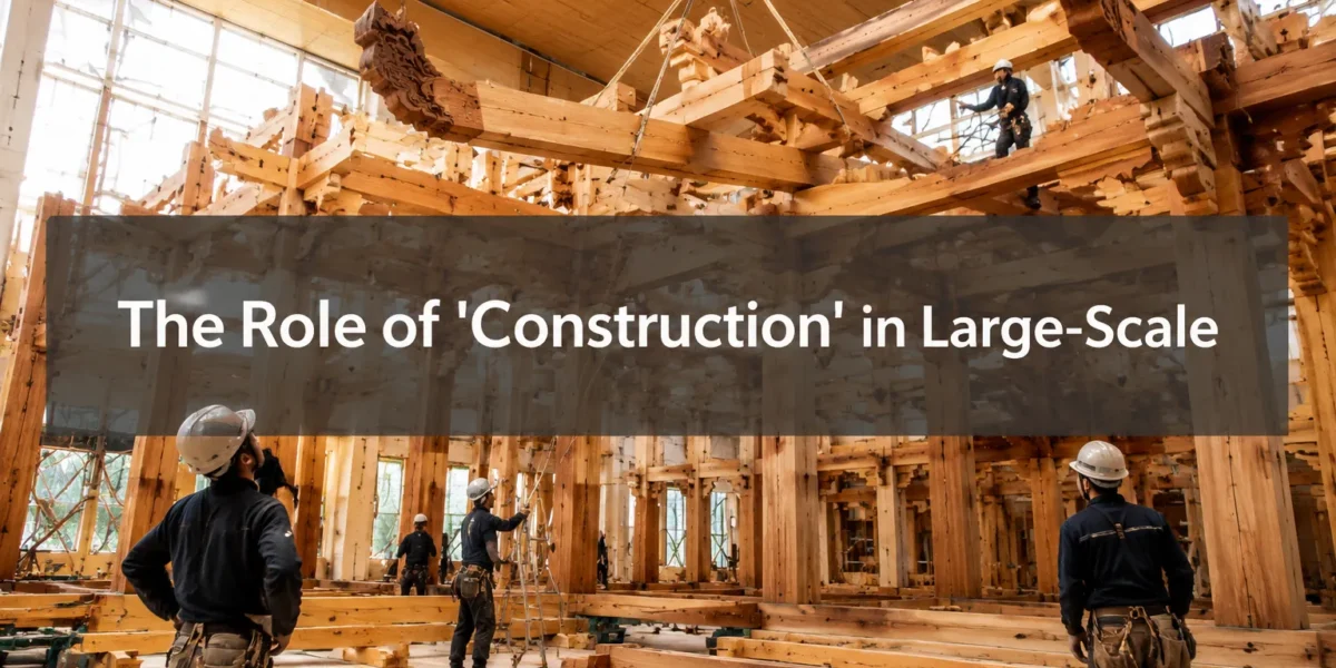 The Role of ‘Construction’ in Large-Scale Woodworking Projects: From Framing to Structural Design