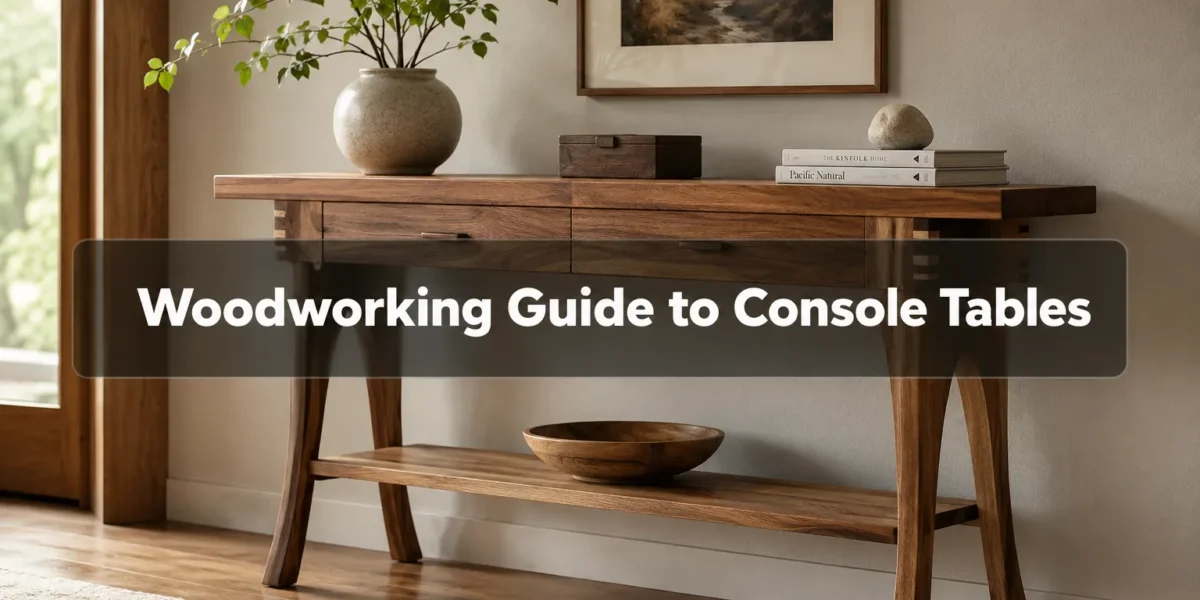 The Ultimate Woodworking Guide to Console Tables: Entryway Sizes, Leg Styles, and Structural Stability