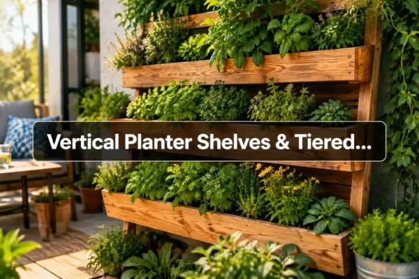 Vertical Planter Shelves and Tiered Garden Stands: Indoor-Outdoor Woodworking for Home Gardening Trends