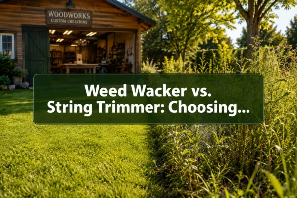 Weed Wacker vs. String Trimmer: Choosing the Right Tool for Your Woodshop’s Outdoor Maintenance