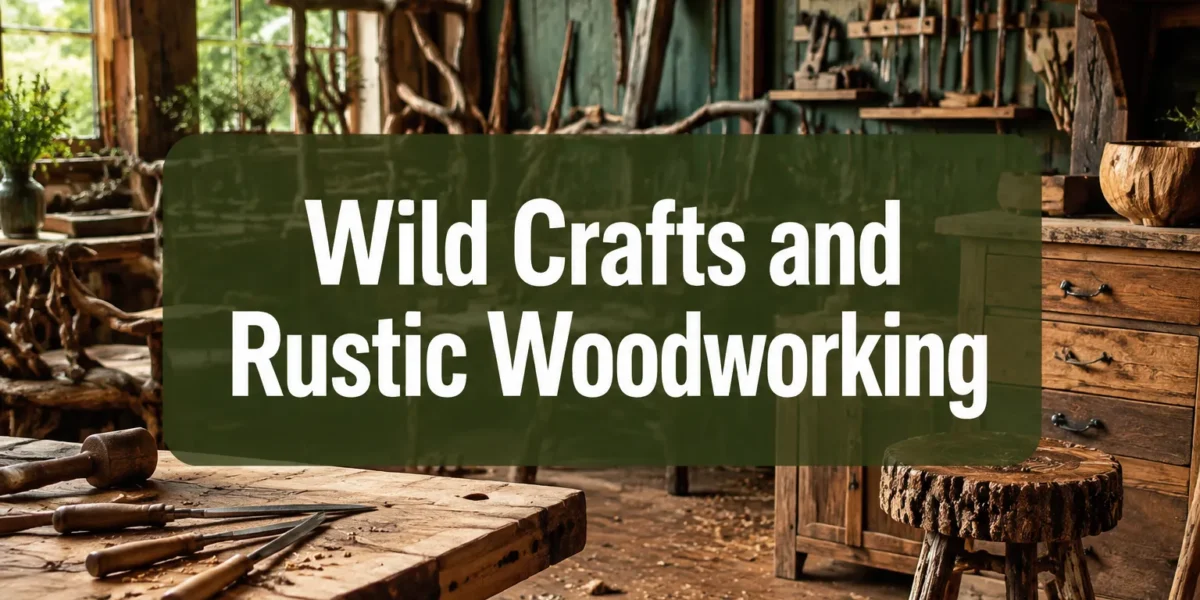 Wild Crafts and Rustic Woodworking: Building Furniture from Reclaimed and Natural Materials